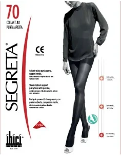 SEGRETA 70 Collant - Punta Aperta