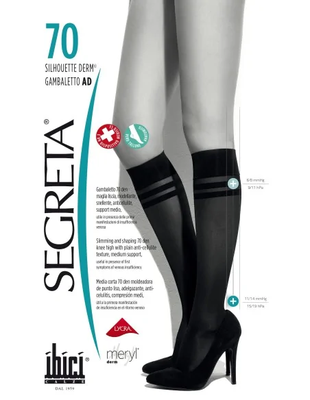 Ibici - SEGRETA SILHOUETTE 70 Derm® Gambaletto
