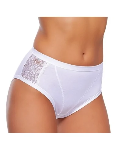 Jadea ART. 533 Slip Midi Pizzo Cotone Elasticizzato e Modal