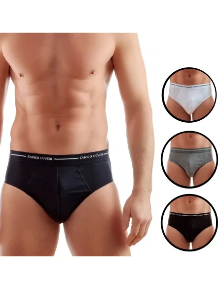 Enrico Coveri - ART. ES1000 - SLIP uomo cotone elasticizzato