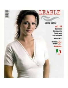 ART. 120 - Camiciola Mezza Manica Forma Seno Con Macrame'