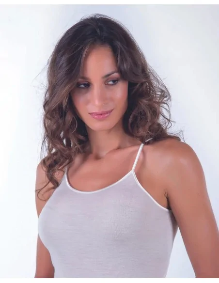 Moretta - ART. 5006 - Canotta spallina stretta in lana & seta Moretta - ART. 5006 - Canotta spallina stretta in lana & seta