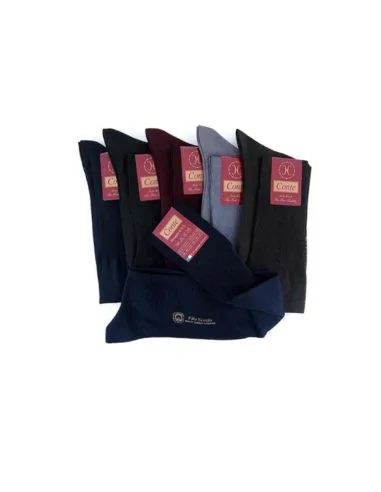 Calze del Conte - Calza Lunga in filo di Scozia liscia