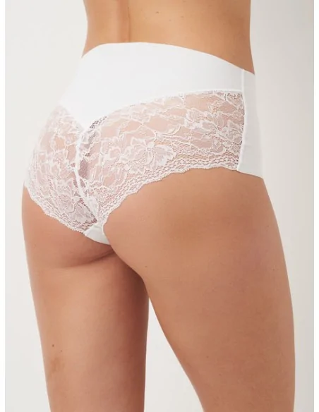 Jadea - ART. 8016 - SLIP midi con pizzo taglio laser in cotone