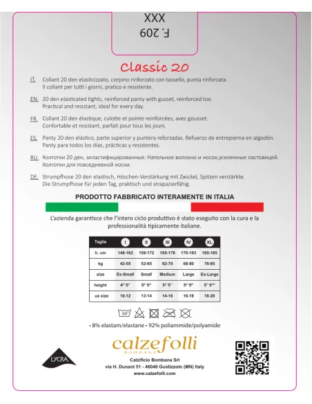 CalzeFolli - Classic 20 - Collant