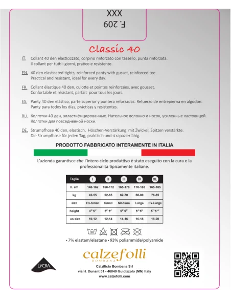 CalzeFolli - Classic 40 - Collant