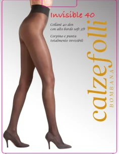 CalzeFolli - Invisible 40 - Collant tuttonudo