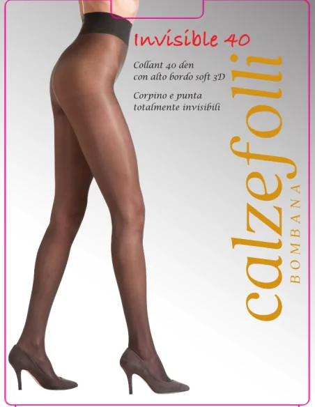 CalzeFolli - Invisible 40 - Collant tuttonudo