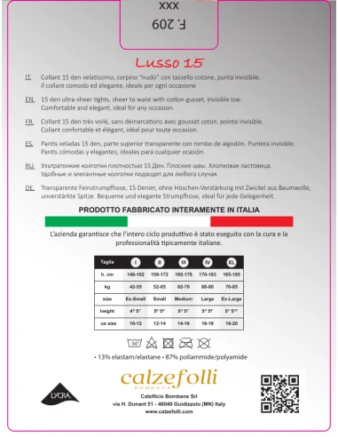 CalzeFolli - Lusso 15 - Collant