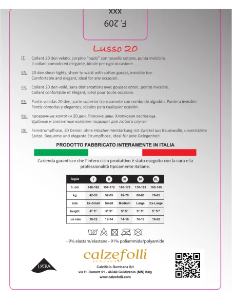 CalzeFolli - Lusso 20 - Collant