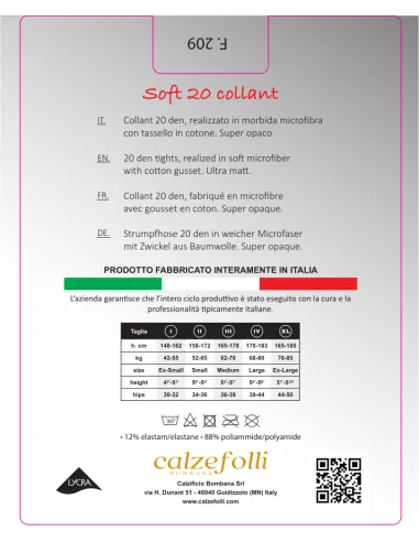 CalzeFolli - Soft 20 - Collant