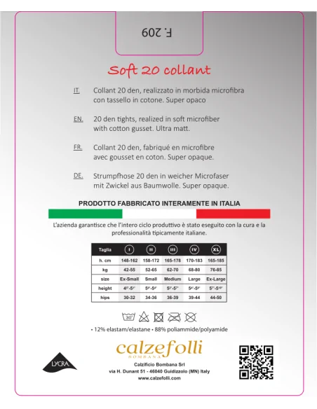 CalzeFolli - Soft 20 - Collant
