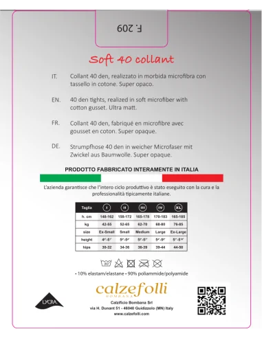 CalzeFolli - Soft 40 - Collant