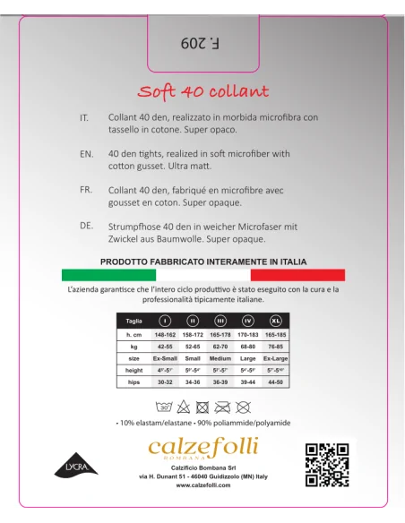 CalzeFolli - Soft 40 - Collant