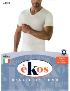 èKos - ART. 2024 - Maglia mezza manica, collo a V
