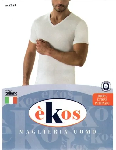 èKos - ART. 2024 - Maglia mezza manica, collo a V