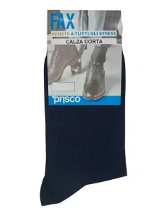 FAX 100 C - Calza corta rasata elasticizzata (scatola da 6 paia)