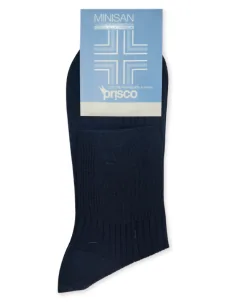 MINISAN - Calza sanitaria corta a costine rimagliata a mano (scatola da 6 paia)