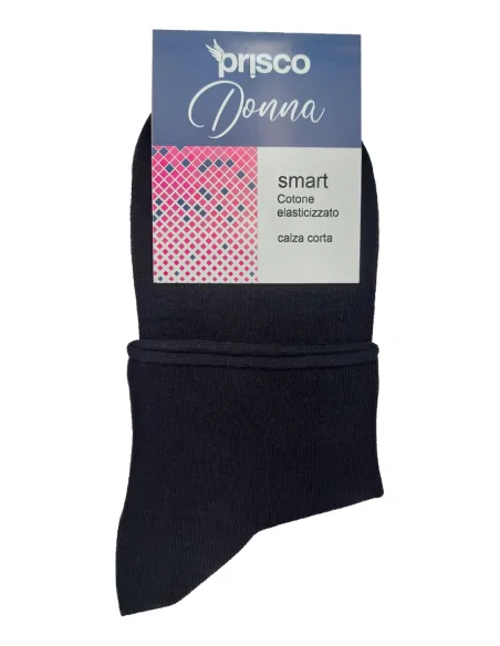 Prisco - SMART - Calzino corto elasticizzato taglio laser (scatola da 6 paia)
