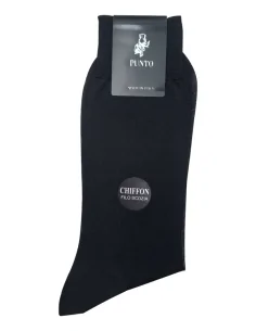 CHIFFON C - Calza corta finissima rasata rimagliata (scatola da 6 paia)