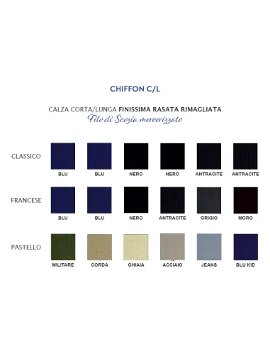 Punto - CHIFFON L - Calza lunga finissima rasata rimagliata (scatola da 6 paia)