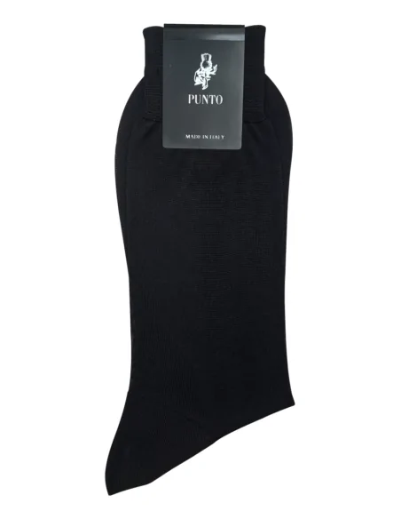 Punto - SETA C - Calza corta rasata rimagliata in seta pura (scatola da 6 paia)