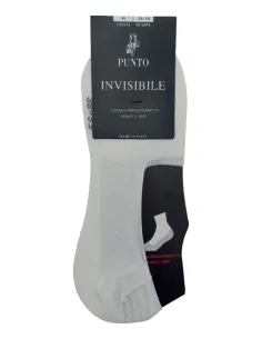Punto - INVISIBILE D - Fantasmini rimagliata in Filo di Scozia (scatola da 6 paia)