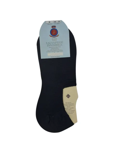 Punto - SALVAPIEDE D - Calza invisibile rimagliata in Filo di Scozia (scatola da 6 paia)