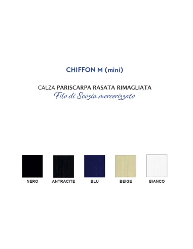 Punto - CHIFFON (Mini) - Calza pariscarpa rasata rimagliata (scatola da 6 paia)