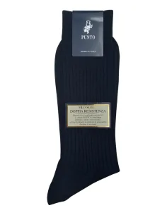 PRINCIPE 7C - Calza corta a costine rimagliata (scatola da 6 paia)