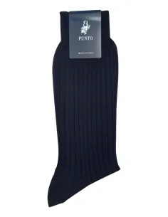 LANCASTER 8L - Calza lunga a costine rimagliata (scatola da 6 paia)