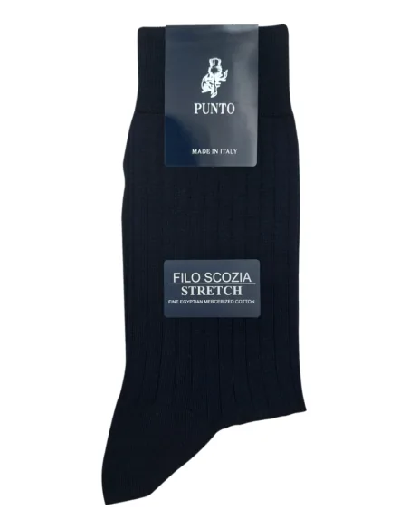 Punto - IMPERIAL 7L - Calza lunga a costine rimagliata elasticizzata (scatola da 6 paia)