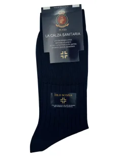 RELAX 7CC - Calza corta sanitaria costine rimagliata (scatola da 6 paia)