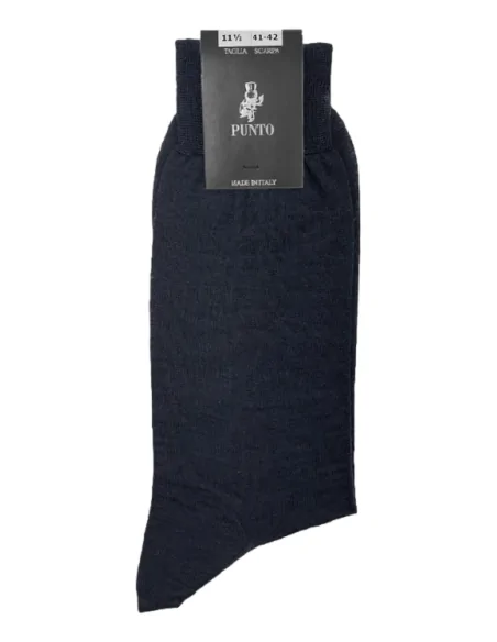 Punto - EXTRAFINE L - Calza lunga rimagliata a mano in lana (scatola da 6 paia)