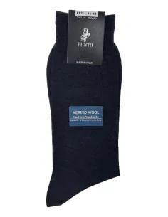 LANCA C - Calza corta rimagliata a mano in lana Merino (scatola da 6 paia)