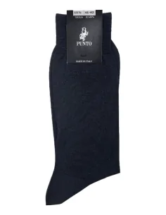 SET-LA L - Calza lunga rimagliata a mano in lana & seta (scatola da 6 paia)