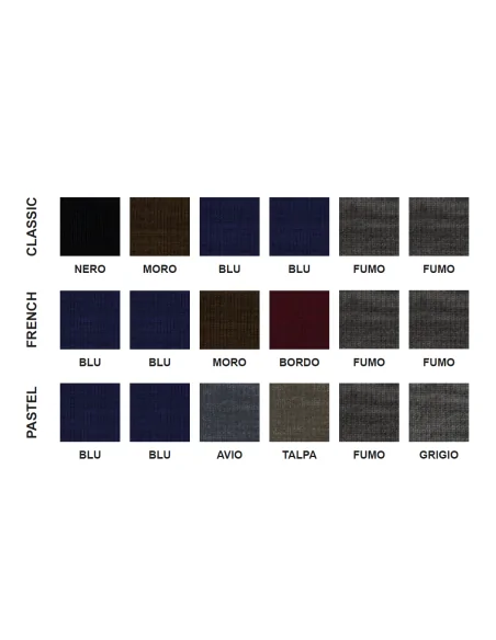 Punto - RELAX 7L - Calza lunga sanitaria costine in misto lana (scatola da 6 paia)