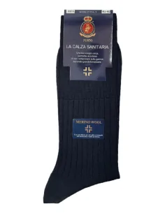 RELAX 7L - Calza lunga sanitaria costine in misto lana (scatola da 6 paia)