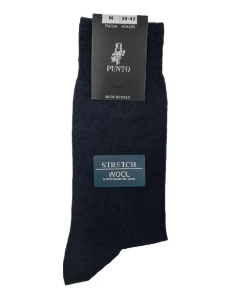 Punto - WOOLFINE RL - Calza lunga elasticizzata in lana Merino (scatola da 6 paia)