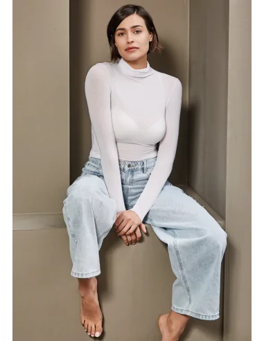 Sublyme - ART. 1410 - Dolcevita manica lunga cashmere ultra light