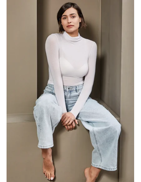 Sublyme - ART. 1410 - Dolcevita manica lunga cashmere ultra light