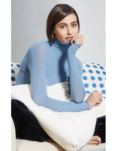 Sublyme - ART. 1410 - Dolcevita manica lunga cashmere ultra light