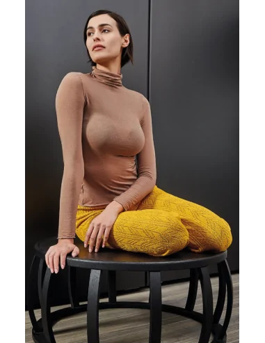 Sublyme - ART. 1410 - Dolcevita manica lunga cashmere ultra light