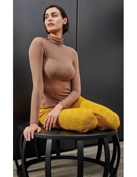 Sublyme - ART. 1410 - Dolcevita manica lunga cashmere ultra light