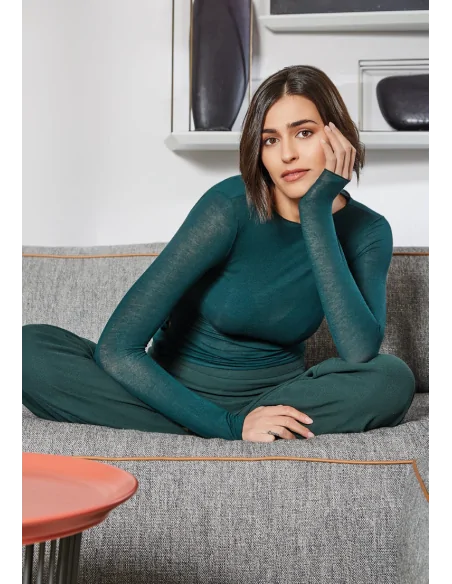 Sublyme - ART. 1412 - T-Shirt manica lunga cashmere ultra light