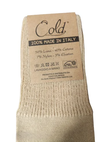 Calzificio Cold - Calza lunga sanitaria da uomo in misto lana
