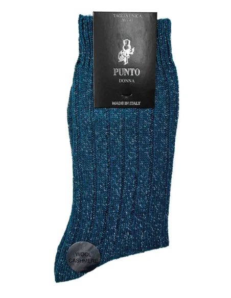 Punto - LILLIBET L - Calza lunga a costine lana & cashmere (3 paia)