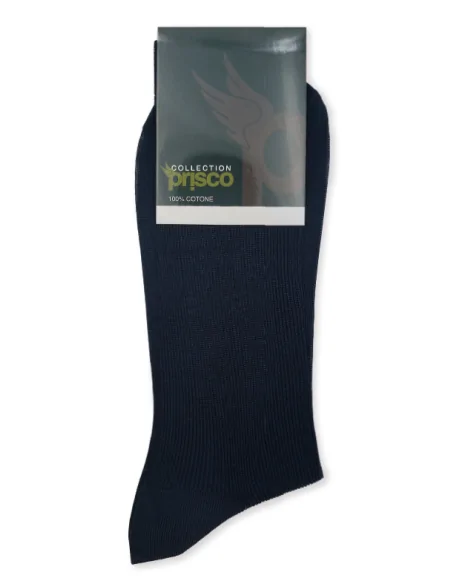 Prisco - 908 - Calza lunga a costine in cotone mercerizzato (6 paia)