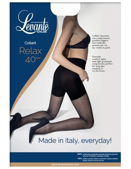 Levante - RELAX 40 - Collant velato con corpino - 40 denari