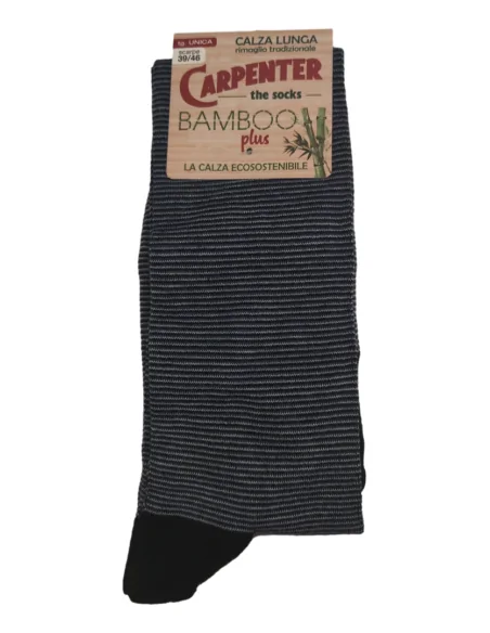 Carpenter - Calza lunga a righe in bamboo - Leggera